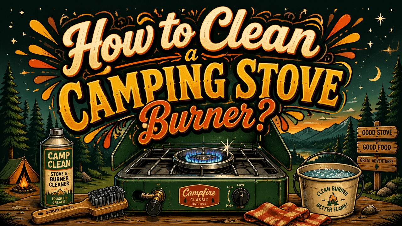 How to Clean a Camping Stove Burner?