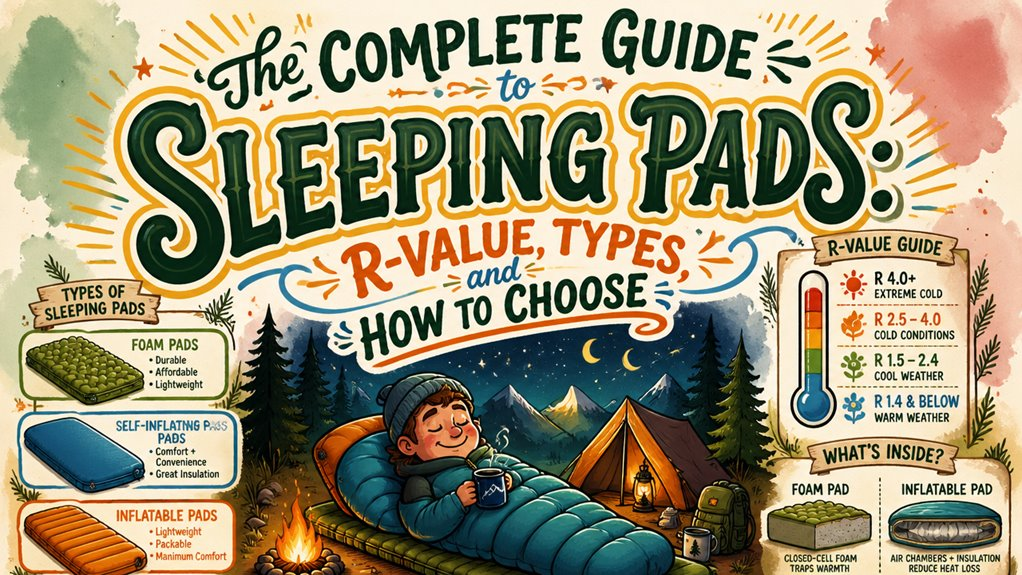 The Complete Guide to Sleeping Pads: R-Value, Types, and How to Choose
