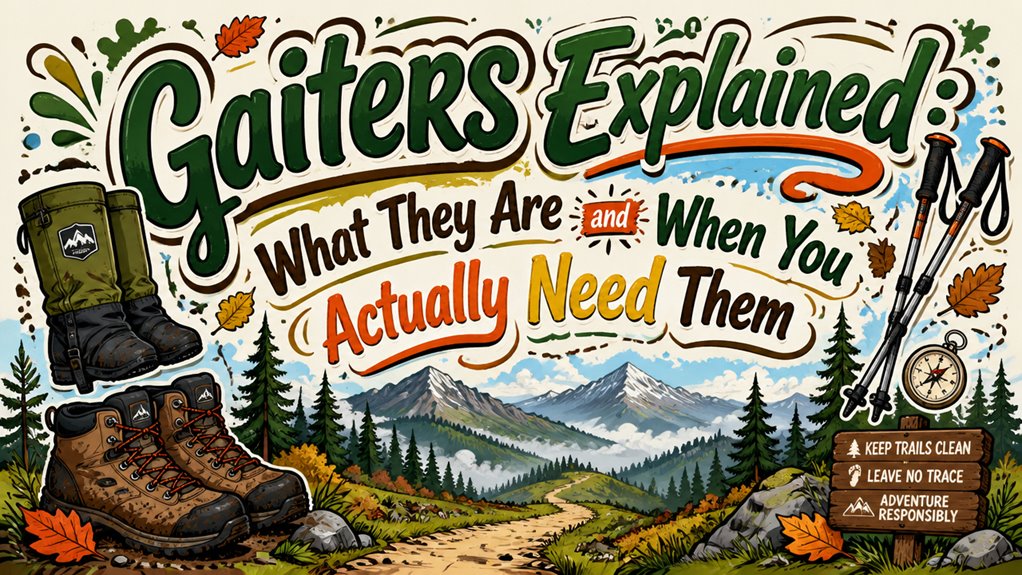 Gaiters Explained: What They Are and When You Actually Need Them
