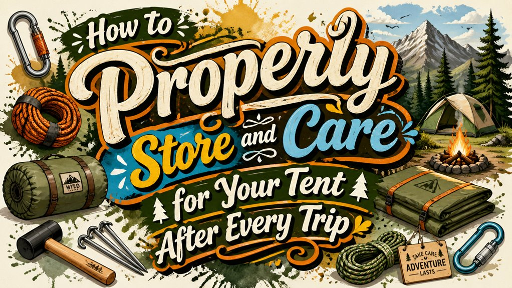 How to Properly Store and Care for Your Tent After Every Trip