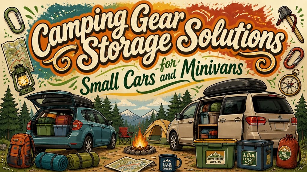 Camping Gear Storage Solutions for Small Cars and Minivans