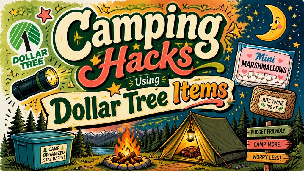 dollar tree camping tips