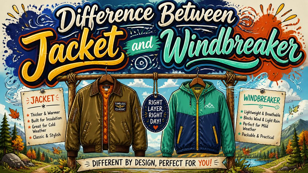 Difference Between Jacket and Windbreaker