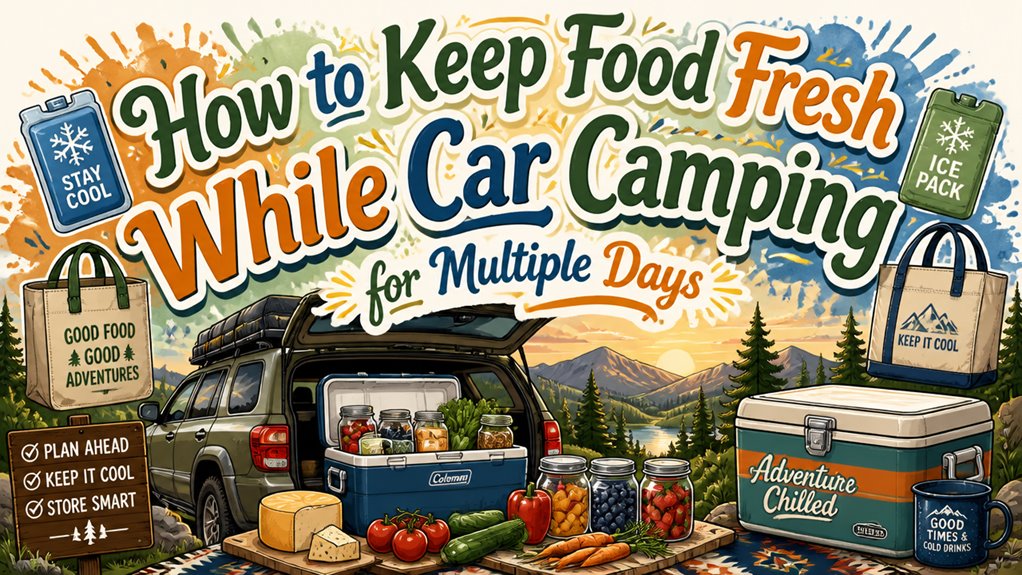 How to Keep Food Fresh While Car Camping for Multiple Days