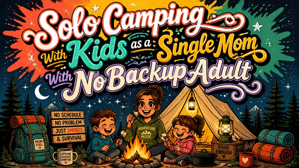 solo camping challenges with children
