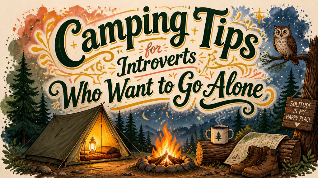 solo camping for introverts