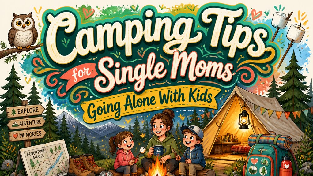 solo camping tips for moms