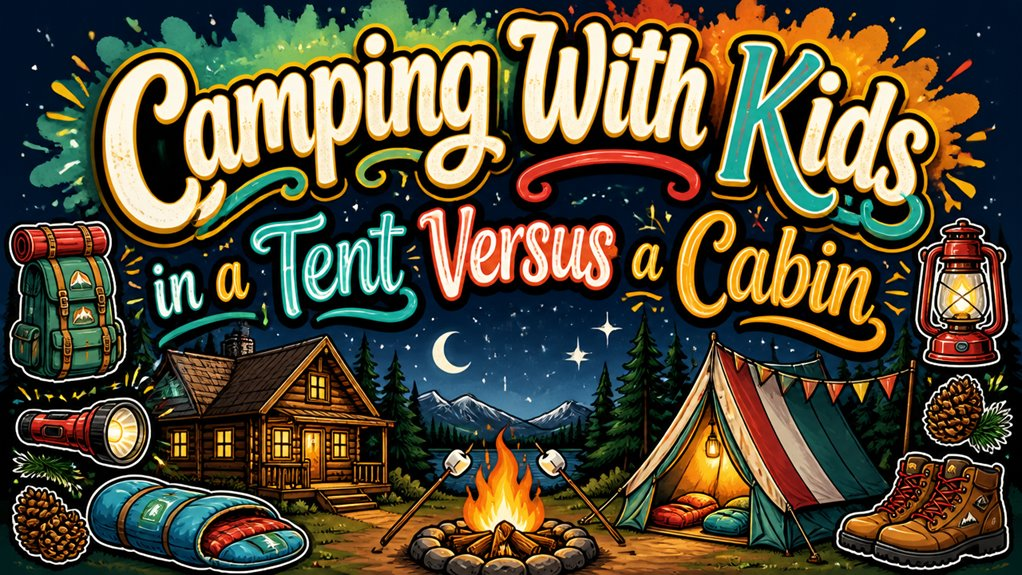 tent camping with children