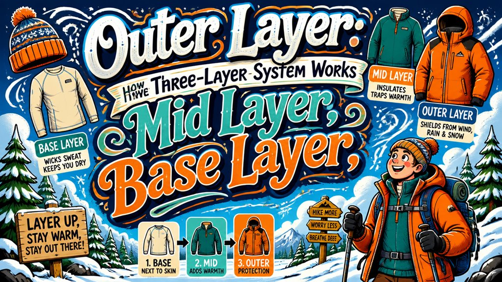 three layer clothing system explained