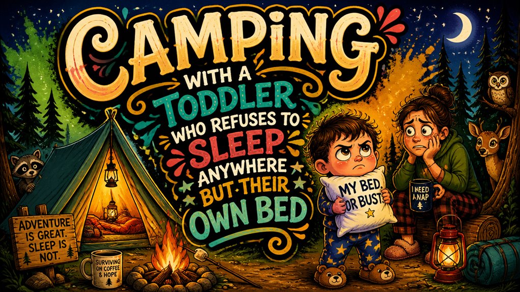 Camping With a Toddler Who Refuses to Sleep Anywhere but Their Own Bed