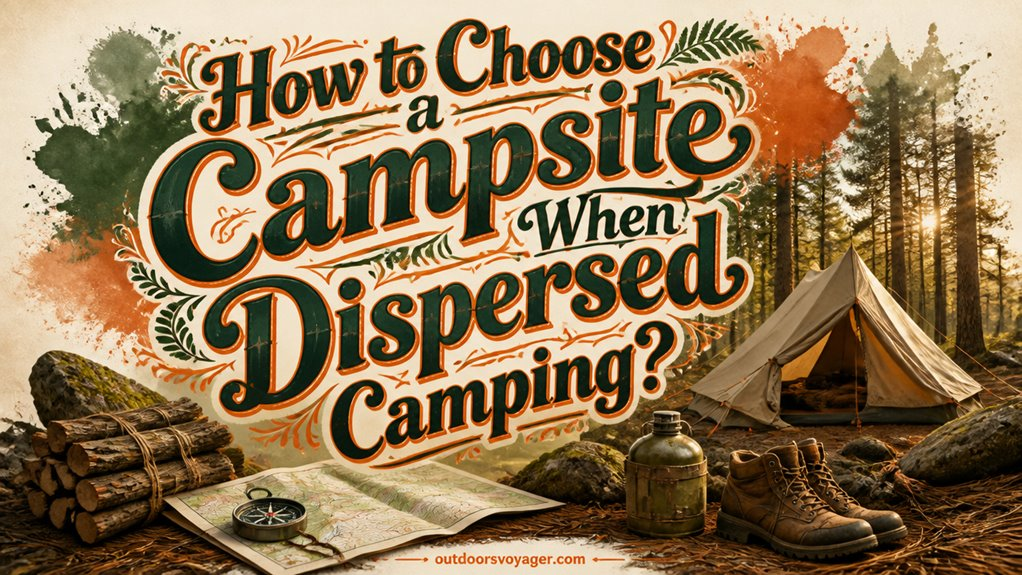 How to Choose a Campsite When Dispersed Camping?