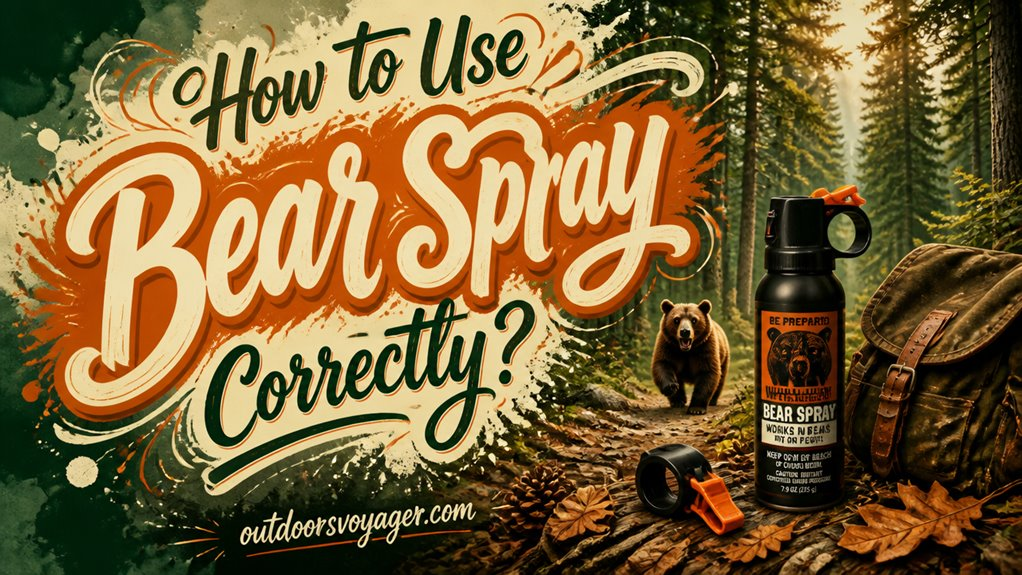 How to Use Bear Spray Correctly?