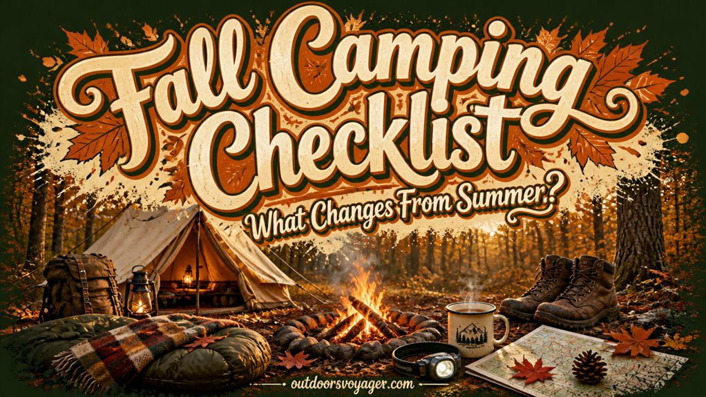 Fall Camping Checklist: What Changes From Summer?