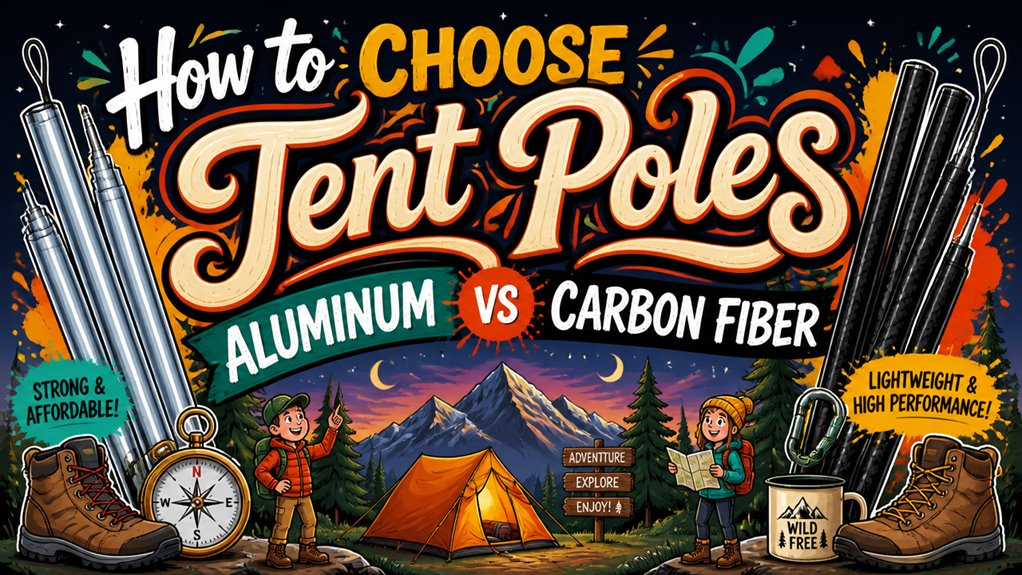 How to Choose Tent Poles: Aluminum vs Carbon Fiber